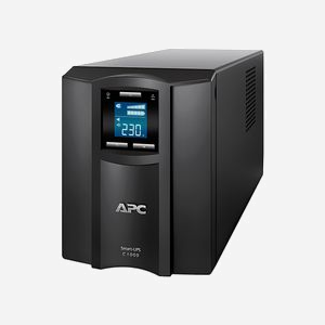 APC Smart-UPS SMC1000I Onduleur Line-Interactive 1kVA/600W, 8 Prises C13, Port USB, LCD, Batterie 170VAh, Autonomie 6 min @ Pleine Charge