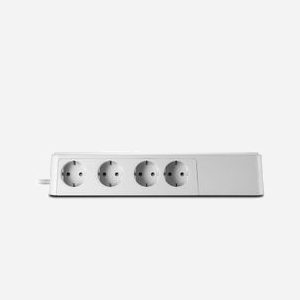 APC PMF83VT-GR Parafoudre 8 Prises Type F 230V 2690 Joules, Filtre EMI/RFI 60dB, Câble 3m, Blanc, 327x110x62mm, RoHS - Miniature 4