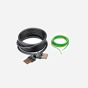 Câble APC SRT010 pour Smart-UPS On-line SRT, extension Battery Packs 96VDC 3000VA, 4.6m, connecteurs mâle-mâle, noir, conforme REACh/RoHS