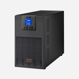 APC Easy UPS SRV3KI : Onduleur Online Double Conversion 3kVA/2400W, Entrée IEC C20, Sorties 6xC13 + 1xC19, Port USB, RS-232, Slot Carte Réseau, 110-285V - Miniature 1