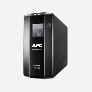APC Back-UPS PRO BR900MI Onduleur Line-Interactive 900VA/540W, 6x C13, USB, AVR, Protection réseau RJ45 1GbE, Ecran LCD, Greenmode