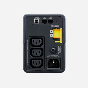 APC Back-UPS BX500MI Onduleur Line-Interactive 500VA/300W, Entrée 140-300V, IEC C14, 3x C13, RJ-45, USB, Batterie 12V, Tower, 40dB - Miniature 3