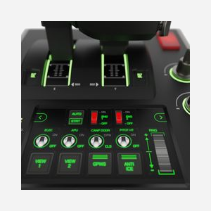 Turtle Beach VelocityOne Flightdeck HOTAS - PC Windows - 15 axes, 139 fonctions programmables, écran tactile, HUD OLED, capteurs Hall, USB - Miniature 3