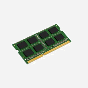 Kingston Technology Mémoire 4GB DDR3L 1600MHz SO-DIMM 204-pin PC3-12800 CL11 1.35V Single Rank x8 pour portable - KCP3L16SS8/4 - Miniature 1