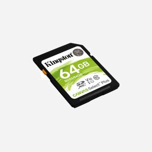Kingston Technology Carte SDXC 64Go Canvas Select Plus SDS2/64GB UHS-I U1 V10 Classe 10, Lecture 100Mo/s, exFAT, températures -25°C à 85°C - Miniature 2