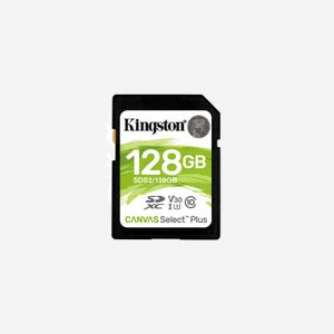 Kingston Technology Carte SDXC Canvas Select Plus 128 Go UHS-I U3 V30 - Lecture 100 Mo/s, Ecriture 85 Mo/s, exFAT, Résistante Chaleur/Rayons X