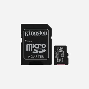 Kingston Technology - Pack 3 Cartes microSDXC Canvas Select Plus 64Go UHS-I U1 C10 V10 + Adaptateur SD - Lecture 100Mo/s - Android - SDCS2/64GB-3P1A - Miniature 1