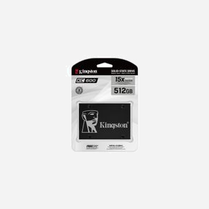 Kingston Technology SSD KC600 512Go 2.5" SATA III 6Gbit/s 3D TLC Lecture 550Mo/s Ecriture 520Mo/s AES 256-bit SMI SM2259 - Miniature 4