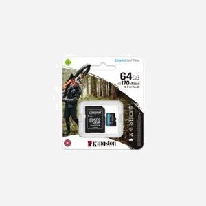 Kingston Technology microSDXC Canvas Go! Plus 64Go UHS-I U3 V30 A2 170Mo/s Lecture, 70Mo/s Ecriture + Adaptateur SD - Miniature 5