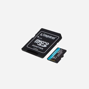 Kingston Technology microSDXC Canvas Go! Plus 512Go UHS-I U3 V30 A2 170Mo/s Lecture, 90Mo/s Écriture, Adaptateur SD inclus - Miniature 2
