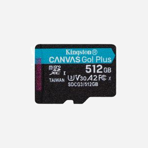 Kingston Technology microSDXC Canvas Go! Plus 512Go UHS-I U3 V30 A2 170Mo/s Lecture, 90Mo/s Écriture, Adaptateur SD inclus - Miniature 3