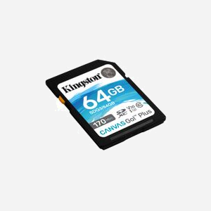Kingston Technology Carte SDXC Canvas Go! Plus 64Go UHS-I U3 V30 C10, Lecture 170Mo/s, Ecriture 70Mo/s, exFAT, Résist. Chocs/Temp./Rayons X - Miniature 2