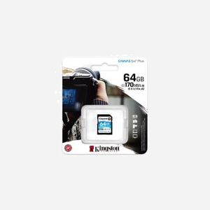 Kingston Technology Carte SDXC Canvas Go! Plus 64Go UHS-I U3 V30 C10, Lecture 170Mo/s, Ecriture 70Mo/s, exFAT, Résist. Chocs/Temp./Rayons X - Miniature 3
