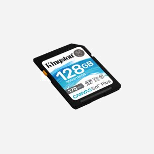 Kingston Technology Carte SDXC 128 Go Canvas Go! Plus, UHS-I U3 V30, Lecture 170 Mo/s, Écriture 90 Mo/s, Classe 10, exFAT, Résistante aux chocs et température - Miniature 2