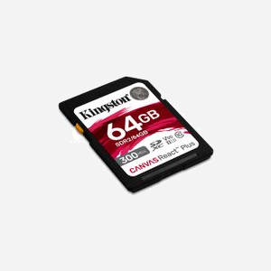 Kingston Technology Carte SDXC 64GB Canvas React Plus UHS-II U3 V90 Lecture 300Mo/s Écriture 260Mo/s Classe 10 exFAT - Miniature 2