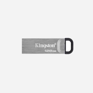 Kingston Technology DataTraveler Kyson 128Go USB 3.2 Gen 1 Type-A : 200Mo/s Lecture, 60Mo/s Écriture, Boîtier Métal, Compatible Windows/macOS/Linux