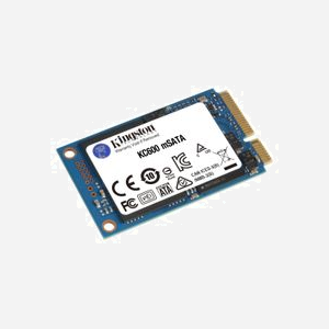 Kingston Technology SSD KC600 512Go mSATA SATA III 6Gbit/s 3D TLC NAND Lecture 550Mo/s Ecriture 520Mo/s AES-XTS 256-bit 90K/80K IOPS - Miniature 3