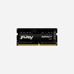 Kingston FURY Impact 16GB (2x8GB) DDR4 SODIMM 3200MT/s CL20 1.2V pour PC Portable - KF432S20IBK2/16 - Miniature 3
