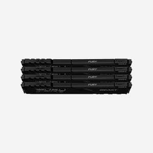 Kingston FURY Beast DDR4 32Go (4x8Go) 3600MT/s CL17 DIMM 288-pin, XMP 2.0, 1.2V, Radiateur, KF436C17BBK4/32 - Miniature 2
