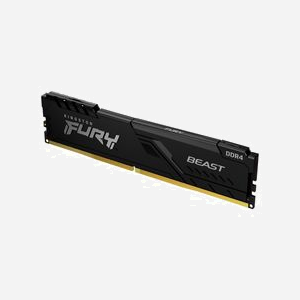 Kingston FURY Beast DDR4 32Go (4x8Go) 3600MT/s CL17 DIMM 288-pin, XMP 2.0, 1.2V, Radiateur, KF436C17BBK4/32 - Miniature 5
