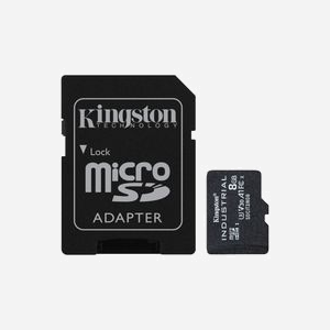 Kingston Technology Industrial MicroSDHC 8Go UHS-I U3 V30 A1 Classe 10 FAT32 -40°C à 85°C (SDCIT2/8GB) avec adaptateur SD - Miniature 1