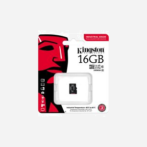 Kingston Technology Industrial MicroSDHC 16Go UHS-I Classe 10 U3 V30 A1, Température -40°C à 85°C, pSLC, 100Mo/s, FAT32, SDCIT2/16GBSP - Miniature 3