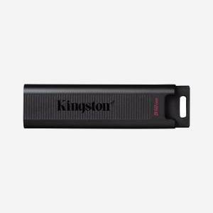Kingston Technology DataTraveler Max 512GB USB Type-C 3.2 Gen 2 - Lecture 1000 Mo/s, Ecriture 900 Mo/s - Compatible Windows/macOS/Linux/Chrome OS