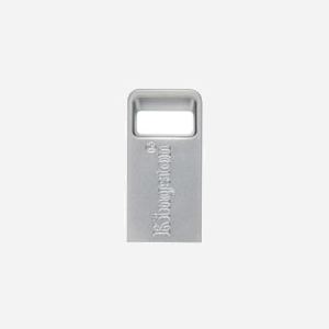Kingston DataTraveler Micro 128Go USB 3.2 Gen 1 Type-A Métal 200Mo/s Lecture Compatible Windows/macOS/Linux DTMC3G2/128GB - Miniature 2