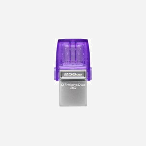 Kingston Technology DataTraveler microDuo 3C 256 Go USB 3.2 Gen 1 (3.1 Gen 1) 200 Mo/s USB-A + USB-C pour Windows/macOS/Linux/Chrome OS - Miniature 3