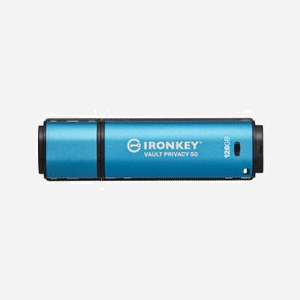 Kingston IronKey Vault Privacy 50 128Go USB 3.2 Gen 1 Type-A, Chiffrement AES-256 XTS, FIPS 197, Protection Force Brute, IPX8