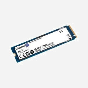 Kingston Technology SSD NV2 2 To M.2 PCIe 4.0 NVMe Lecture 3500 Mo/s Écriture 2800 Mo/s (SNV2S/2000GBK) - Miniature 2