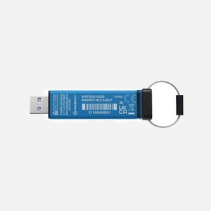 Kingston IronKey Keypad 200 16Go USB 3.2 Gen 1 Type-A, Chiffrement AES-XTS 256-bit, Clavier PIN, Certification FIPS 140-3 Niveau 3 (en attente) - Miniature 3