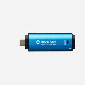 Kingston IronKey Vault Privacy 50C 32Go USB-C, Chiffrement AES-256 XTS FIPS 197, Lecture 250Mo/s, Ecriture 180Mo/s, Multi-Mots de Passe, IPX8 - Miniature 3