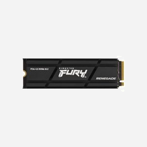 Kingston FURY Renegade SSD 1To PCIe 4.0 NVMe M.2 2280 3D TLC Phison E18 Lecture 7300Mo/s Écriture 6000Mo/s Radiateur Dissipation Thermique