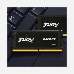 Kingston Technology FURY Impact 32Go (2x16Go) DDR5 SODIMM 5600 MT/s CL40, Intel XMP 3.0, 1.1V, On-Die ECC, KF556S40IBK2-32 - Miniature 4