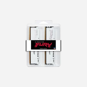 Kingston FURY Beast 64GB (2x32GB) DDR5 6000MT/s CL36 DIMM White EXPO - Mémoire PC Unbuffered ODECC 1.35V, Radiateur, KF560C36BWEK2-64 - Miniature 5