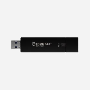 Kingston IronKey D500S 16Go USB 3.2 Gen 1, Chiffrement AES-XTS 256-bit, FIPS 140-3 Lvl 3 (en attente), Boîtier Zinc IP67, Windows/macOS/Linux - Miniature 3