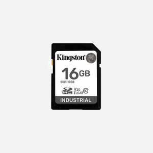 Kingston Technology SDIT/16GB Carte SDHC Industrielle 16Go pSLC UHS-I U3 V30 A1 Classe 10 Température -40°C à 85°C Lecture 100Mo/s Écriture 80Mo/s