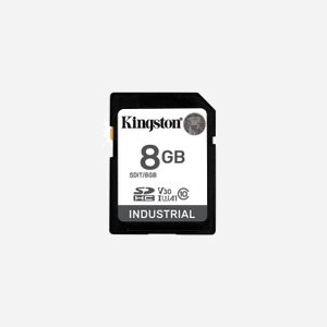 Kingston Technology SDIT/8GB Carte SDHC 8GB Industrial pSLC UHS-I U3 V30 A1 Classe 10 Température -40°C à 85°C Lecture 100Mo/s Écriture 80Mo/s