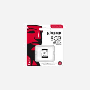 Kingston Technology SDIT/8GB Carte SDHC 8GB Industrial pSLC UHS-I U3 V30 A1 Classe 10 Température -40°C à 85°C Lecture 100Mo/s Écriture 80Mo/s - Miniature 3