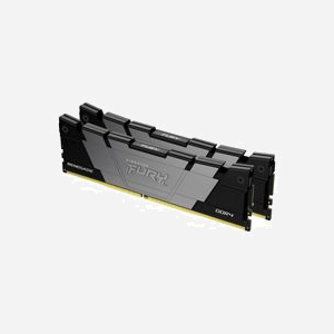 Kingston FURY Renegade 64Go (2x32Go) DDR4 3200 MT/s CL16 DIMM 288-pin, Radiateur, Intel XMP 2.0, Compatible AMD Ryzen - KF432C16RB2K2/64