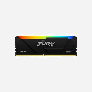 Kingston Technology FURY Beast 16GB DDR4 3200MT/s CL16 DIMM RGB (KF432C16BB12A/16) 1x16GB, 1.35V, Radiateur, Compatible Intel XMP 2.0 et AMD Ryzen - Miniature 1