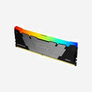 Kingston FURY Renegade RGB 32Go (2x16Go) DDR4 3600 MT/s CL16 DIMM, compatible Intel XMP et AMD Ryzen, radiateur avec éclairage RGB - Miniature 2
