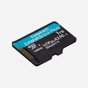 Kingston Technology microSDXC Canvas Go Plus 1To UHS-I U3 V30 A2, Lecture 170Mo/s, Écriture 90Mo/s + Adaptateur SD, Résistante aux chocs et température - Miniature 4