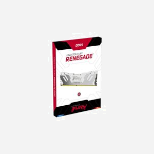 Kingston FURY Renegade DDR5 16GB 7600MT/s CL38 DIMM White XMP (KF576C38RW-16) : Mémoire 1x16Go DDR5 7600 MT/s, CAS 38, 1.45V, Radiateur, Intel XMP 3.0 - Miniature 4