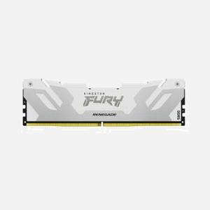 Kingston FURY Renegade DDR5 16GB 7600MT/s CL38 DIMM White XMP (KF576C38RW-16) : Mémoire 1x16Go DDR5 7600 MT/s, CAS 38, 1.45V, Radiateur, Intel XMP 3.0 - Miniature 3