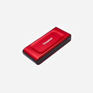 Kingston Technology XS1000 SSD Portable 2To USB 3.2 Gen 2 Rouge, Lecture 1050Mo/s Écriture 1000Mo/s, Compatible Windows/macOS/Linux/Android/iOS - Miniature 3