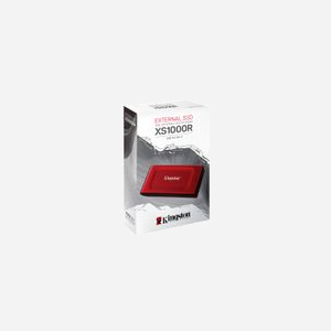 Kingston Technology XS1000 SSD Portable 2To USB 3.2 Gen 2 Rouge, Lecture 1050Mo/s Écriture 1000Mo/s, Compatible Windows/macOS/Linux/Android/iOS - Miniature 5