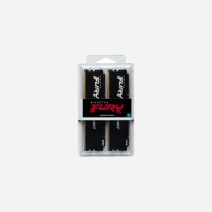 Kingston FURY Beast 32GB (2x16GB) DDR5 6400MT/s CL32 DIMM Black XMP 3.0 Radiateur (KF564C32BBK2-32) ODECC - Miniature 5