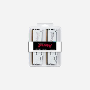 Kingston FURY Beast 64GB (2x32GB) DDR5 6000MT/s CL30 DIMM White RGB XMP 3.0 (KF560C30BWAK2-64), Radiateur, On-Die ECC, 1.35V - Miniature 5